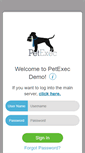 Mobile Screenshot of demo.petexec.net